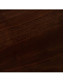 MOBILI 2G - Vetrina 2 ante vetro classica in Legno tinta noce 60X35X100 VISTA FRONTALE COLORE