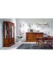 MOBILI 2G - Soggiorno completo classico intagliato legno noce bassano vista frontale