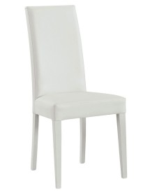 MOBILI 2G - Soggiorno classico legno shabby chic bianco opaco vista frontale