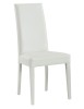 MOBILI 2G - Soggiorno classico legno shabby chic bianco opaco vista frontale