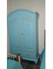 Armadio 2 porte shabby legno azzurro consumato 125X61X200