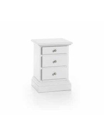 MOBILI 2G - Camera da letto matrimoniale completa shabby chic bianco vista frontale