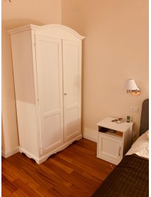 Armadio classico 2 Ante In Legno Bianco 107X55X197 (1275)