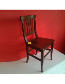 MOBILI 2G - Soggiorno sala legno arte povera tinta noce vista frontale