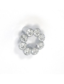 MOBILI 2G - CASSETTIERA BOMBATA LEGNO BIANCO 4 CASSETTI E RIBALTA 73x37x141 vista laterale