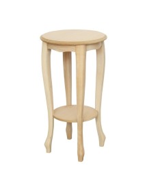 MOBILI 2G - Porta vaso Legno massello grezzo 38x38x70 vista frontale