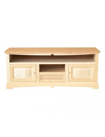 MOBILI 2G - Porta tv 2 porte 1 cassetto legno grezzo 170x46x69 vista frontale