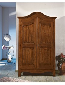 Armadio classico 2 porte legno grezzo 125X61X200 (922)