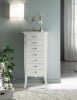 Cassettiera classica 7 cassetti legno grezzo 50x37x107 (3036)