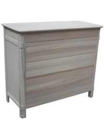 COMO' IN LEGNO 6 CASSETTI SHABBY CHIC L.121 P.53 H.104 (3200)