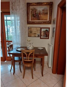 Tavolo rettangolare allungabile legno classico Noce Arte Povera 130...
