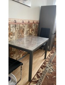   TAVOLO MODERNO GRIGIO CEMENTO ALLUNGABILE 120X80 (848)