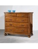 MOBILI 2G -  Cassettiera classica 5 cassetti legno tinta noce 116x51x101 (452)