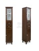 MOBILI 2G - Mobile bagno Classico Sagomato con Colonna Legno Tinta Noce L.105 P.50 vista frontale colonna