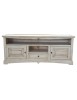 MOBILI 2G - Mobile porta tv goccia shabby legno bianco anticato 170x46x69 vista frontale