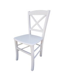SET 2 SEDIE SHABBY IN FAGGIO LACCATA BIANCA CON SEDUTA IN LEGNO DI ...