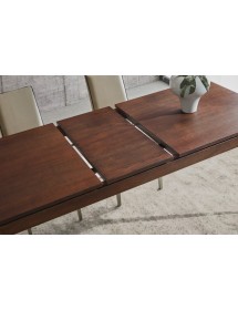 MOBILI 2G - Tavolo rettangolare allungabile legno di rovere 180X90X78 vista frontale