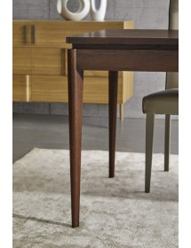 MOBILI 2G - Tavolo rettangolare allungabile legno di rovere 180X90X78 vista frontale