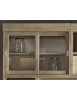 MOBILI 2G - Parete attrezzata porta tv contemporanea legno abete 285x46x255 VISTA FRONTALE