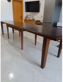 Tavolo rettangolare allungabile in legno l.180 p.100 h.78 (67)