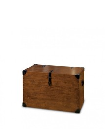 CASSAPANCA BAULE IN LEGNO GREZZA L.80 P.45 H.50 (543)