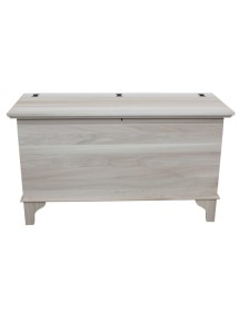 MOBILI 2G - CASSAPANCA ARTE POVERA IN LEGNO GREZZA L.137 P.57 H.80 VISTA FRONTALE