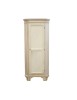 MOBILI 2G - MOBILE ANGOLO CANTONALE CLASSICO IN LEGNO 1 PORTA GREZZO L.58X58X83 H.198 (808) vista frontale