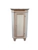 MOBILI 2G - Mobile angolare 1 porta classico legno grezzo L.52 P.52 H.138 vista frontale