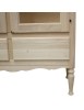 MOBILI 2G - Vetrina 2 porte 2 cassetti classica legno grezzo 102x42x191 vista frontale