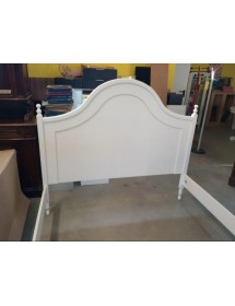 LETTO MATRIMONIALE LACCATO BIANCO OPACO 174X216X148 (1455)