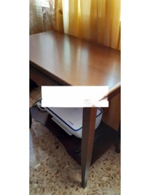 SCRIVANIA 1 CASSETTO NOCE ARTE POVERA cm 85X49X79H (533)