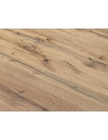 MOBILI 2G - TAVOLO NOBILITATO ALLUNGABILE EFFETTO ROVERE NODATO GAMBE ANTRACITE 180X90X76 (2005)  VISTA FRONTALE