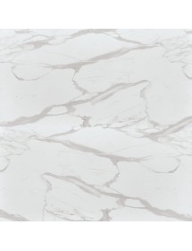 Mobili 2G - Tavolo moderno allungabile piano ceramica effetto marmo 140x90x78 (2059) vista frontale