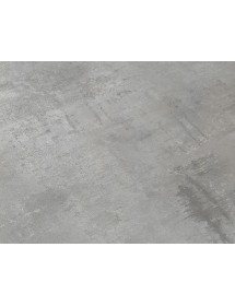 Mobili 2G - Tavolo rotondo moderno allungabile piano cemento gambe nere 120x120x75,3 (2181) vista frontale