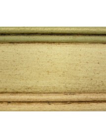 MOBILI 2G - Armadio 3 porte arte povera in legno shabby avorio anticato filo rosa 184x60x217 vista frontale