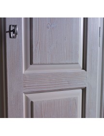 MOBILI 2G - ARMADIO 3 PORTE SHABBY IN LEGNO SPAZZOLATO 181X63X217 (2205)