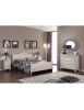 MOBILI 2G - LETTO MATRIMONIALE CLASSICO IN LEGNO GRIGIO TORTORA 173x209x107 (1477) vista frontale