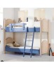 MOBILI 2G - LETTO A CASTELLO LEGNO ABETE SHABBY AZZURRO E MIELE 93x205x186 (2232) vista frontale