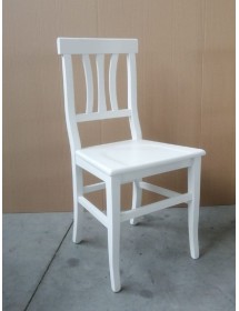 MOBILI 2G - Set tavolo rettangolare bianco 100x70 120x80 140x80 160x85 allungabile con 4/6 sedie legno seduta legno