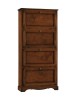 MOBILI 2G -  Scarpiera 4 ante ribalta arte povera legno tinta noce 79X30X170 (281) vista frontale