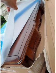 SCRIVANIA CLASSICA 3 CASSETTI IN LEGNO 139X69x80