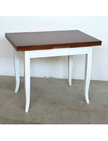 MOBILI 2G - Tavolo allungabile legno bicolore 100x70 120x80 140x80 160x85