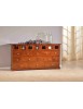 MOBILI 2G - MADIA CREDENZA ARTE POVERA 19 CASSETTI FINITURA ELITE L.180 P.40 H.90
