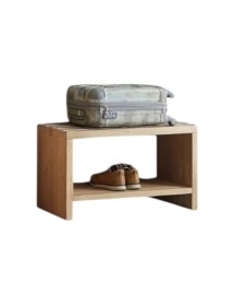 MOBILI 2G - PORTA VALIGIE 1 RIPIANO CORTINA  IN LEGNO MASSELLO DI ABETE