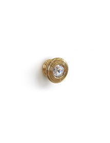 Vetrina contemporanea cannettato 3 ante legno bianco oro cromo 164X...