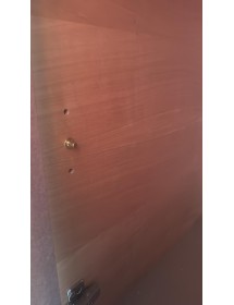 Porta tv contemporaneo cannettato 4 ante legno bianco oro cromo 200...