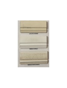 MOBILI 2G - Parete attrezzata in legno shabby chic bianco avorio bianco invecchiato 265x36/60x230