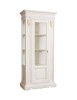 MOBILI 2G - Vetrina 1 porta legno shabby vari colori 95X47X210 (1235FB) VISTA FRONTALE