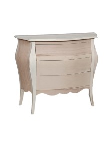 MOBILI 2G - COMO' BOMBATO 3 CASSETTI GREZZO L.120 P.50 H.85 (1311)