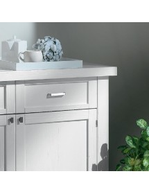 MADIA CREDENZA IN LEGNO MASSELLO 2 ANTE VARI COLORI L.120 P.45 H.83